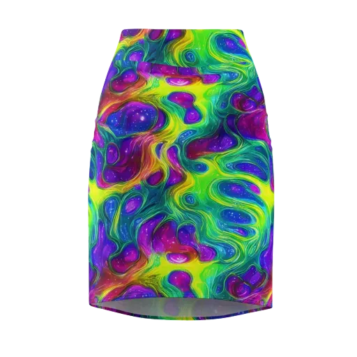 Radiant Ooze on a Pencil Skirt