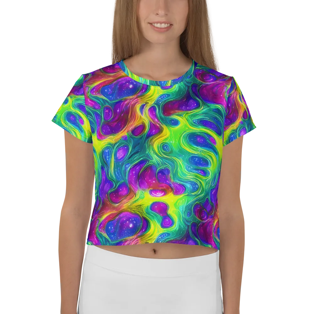 Radiant Ooze on Crop Tee — Front