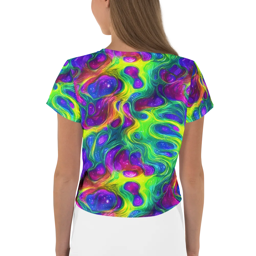Radiant Ooze on Crop Tee — Back