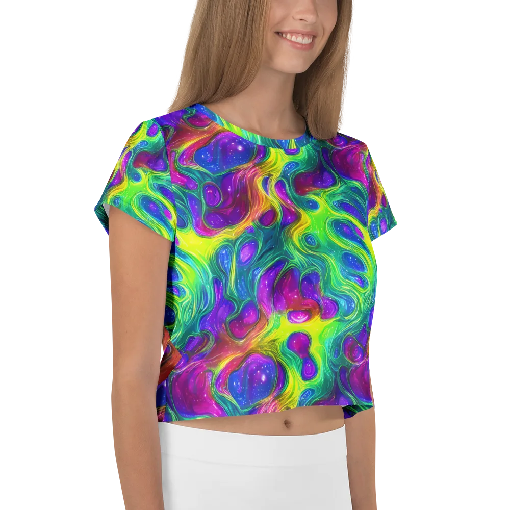 Radiant Ooze on Crop Tee — Right