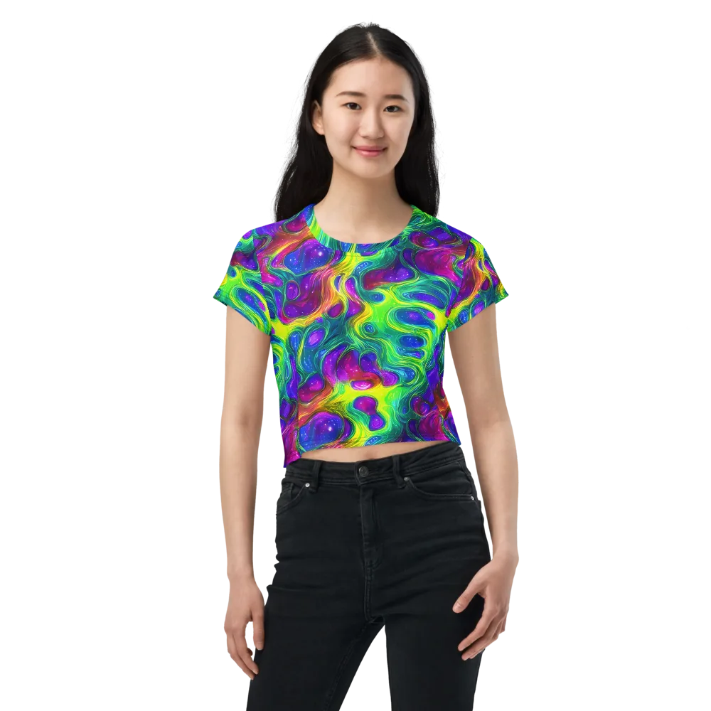 Radiant Ooze on Crop Tee — Front