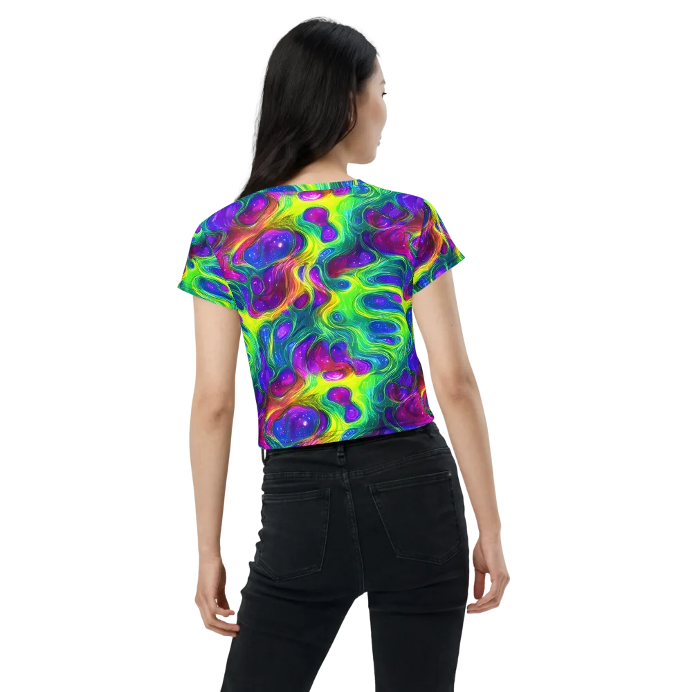 Radiant Ooze on Crop Tee — Back