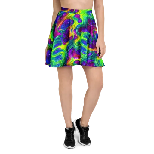 Radiant Ooze on a Skater Skirt