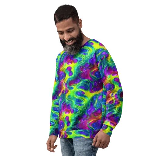 Radiant Ooze on a Sweatshirt