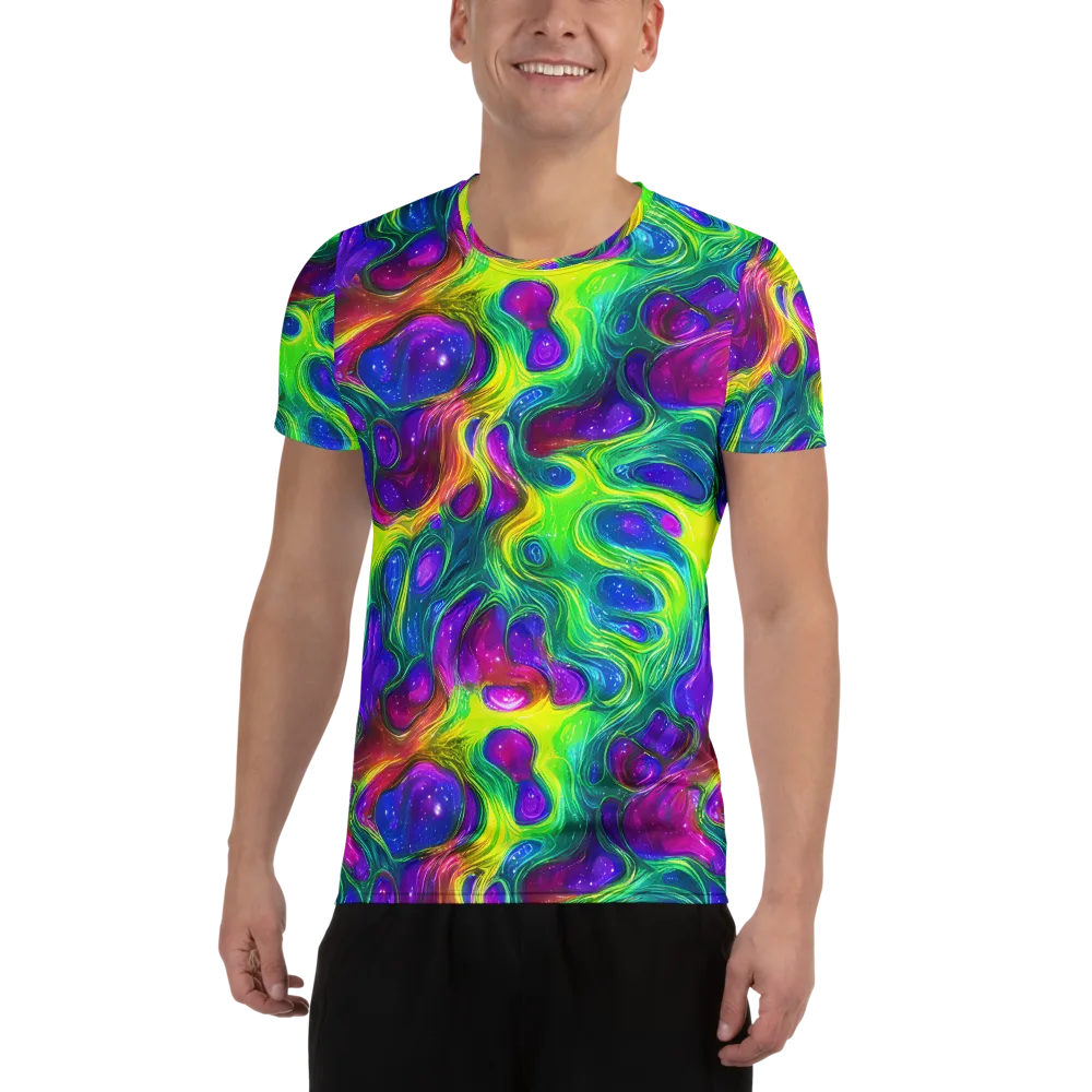 Radiant Ooze on Men's Athletic T-Shirt — Front