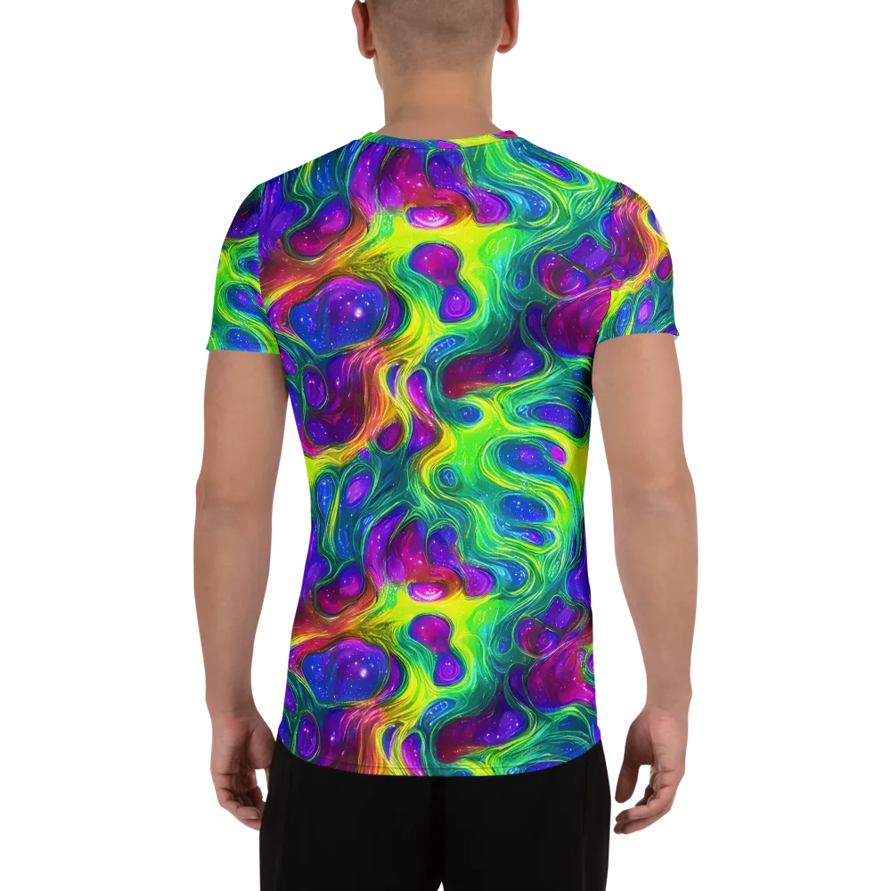 Radiant Ooze on Men's Athletic T-Shirt — Back