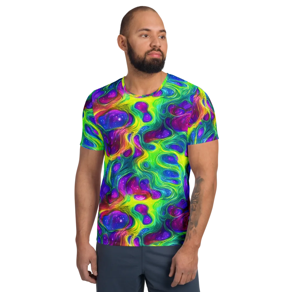 Radiant Ooze on Men's Athletic T-Shirt — Front