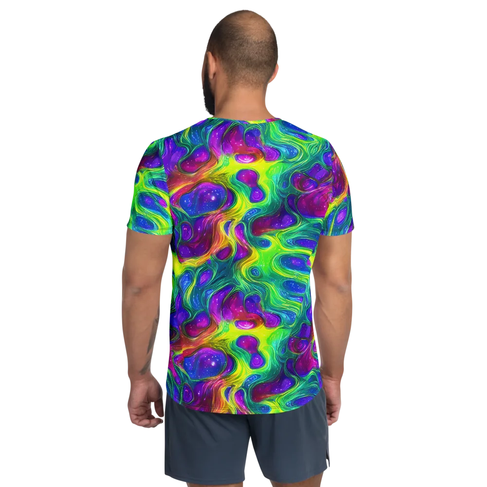 Radiant Ooze on Men's Athletic T-Shirt — Back
