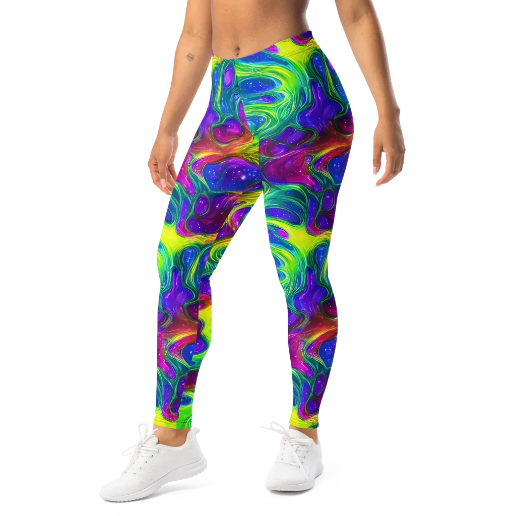 Radiant Ooze on Leggings — Left Front