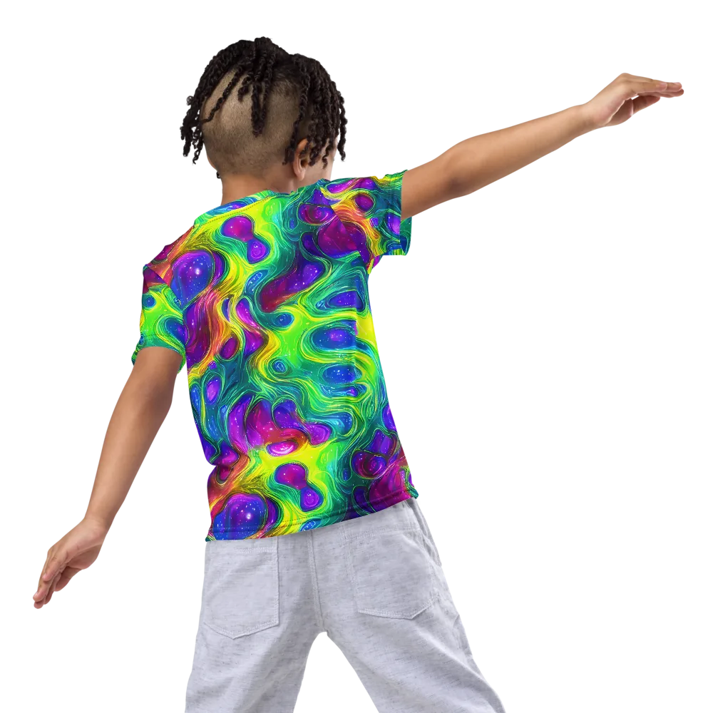 Radiant Ooze on Kids Crew Neck T-Shirt — Back