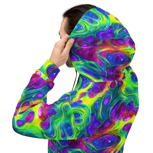 Radiant Ooze on a Hoodie