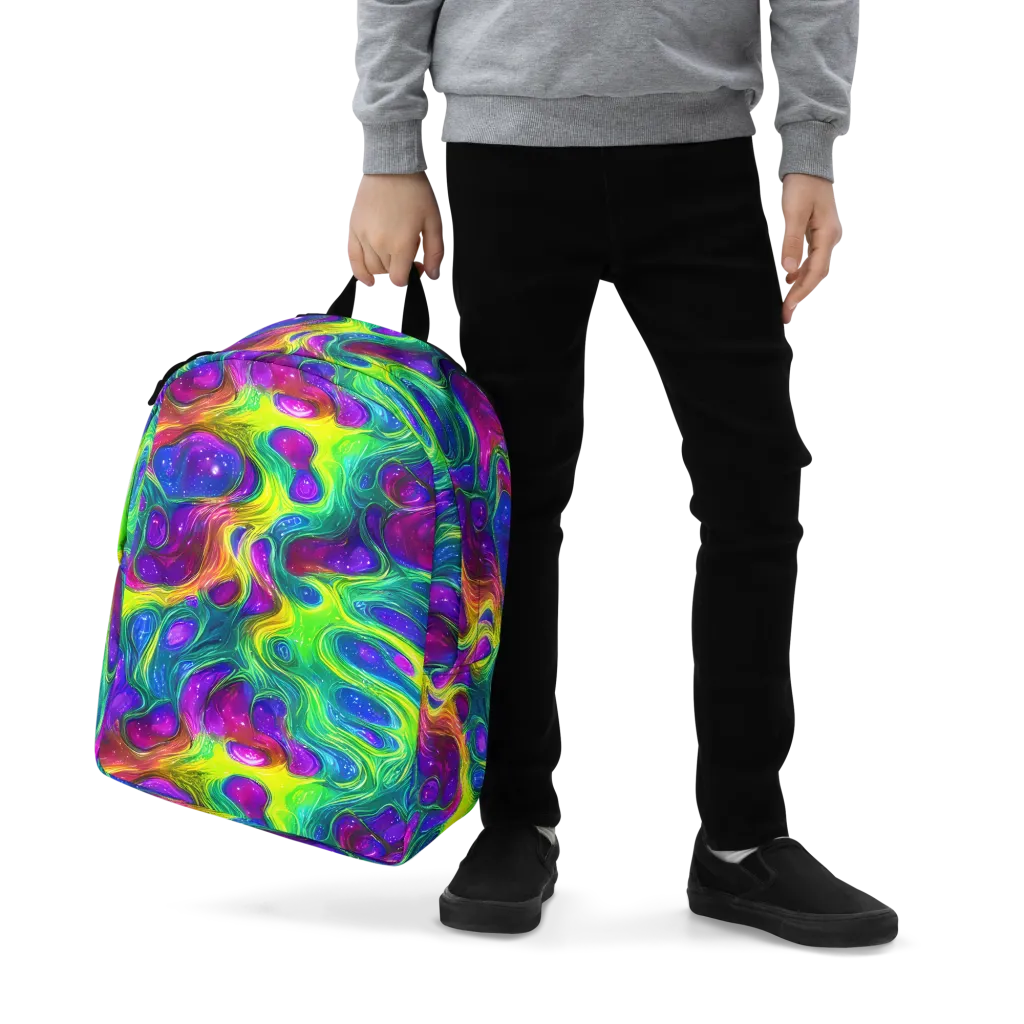 Radiant Ooze on Minimalist Backpack — Zoomed-in