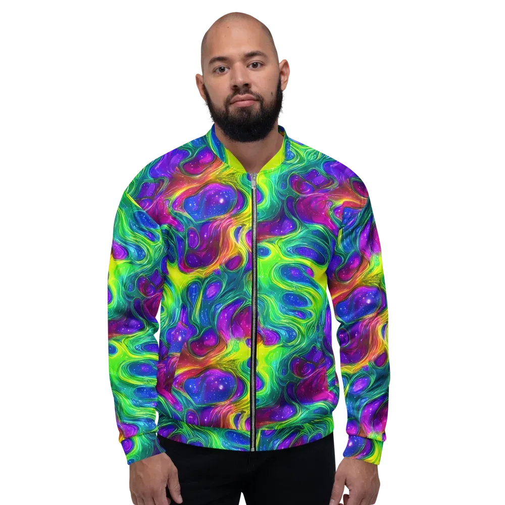 Radiant Ooze on Bomber Jacket — Front