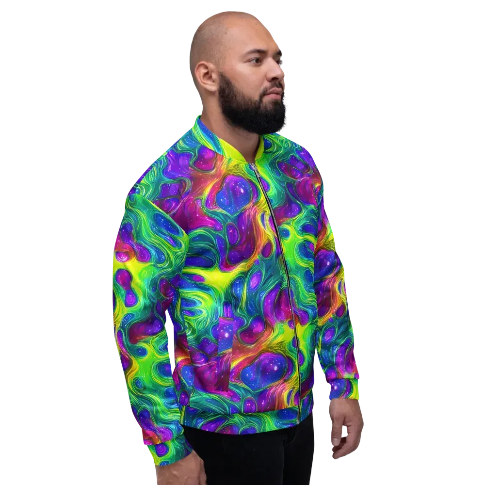 Radiant Ooze on Bomber Jacket — Right