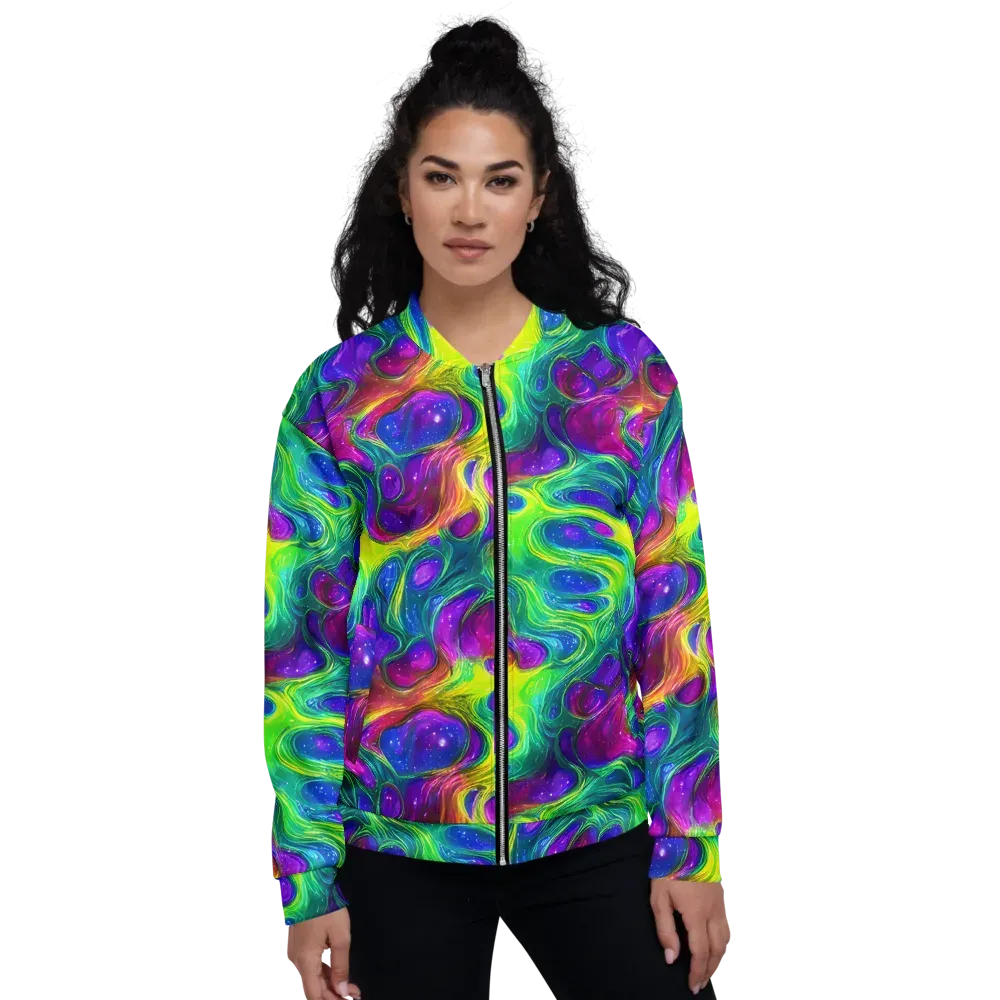 Radiant Ooze on Bomber Jacket — Front