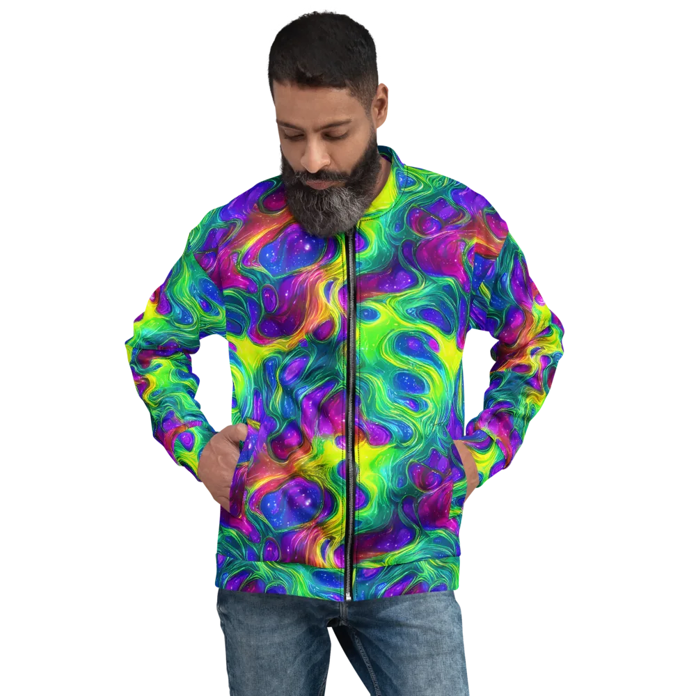 Radiant Ooze on Bomber Jacket — Front
