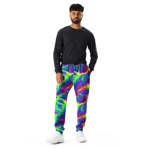 Radiant Ooze on a Men's Joggers