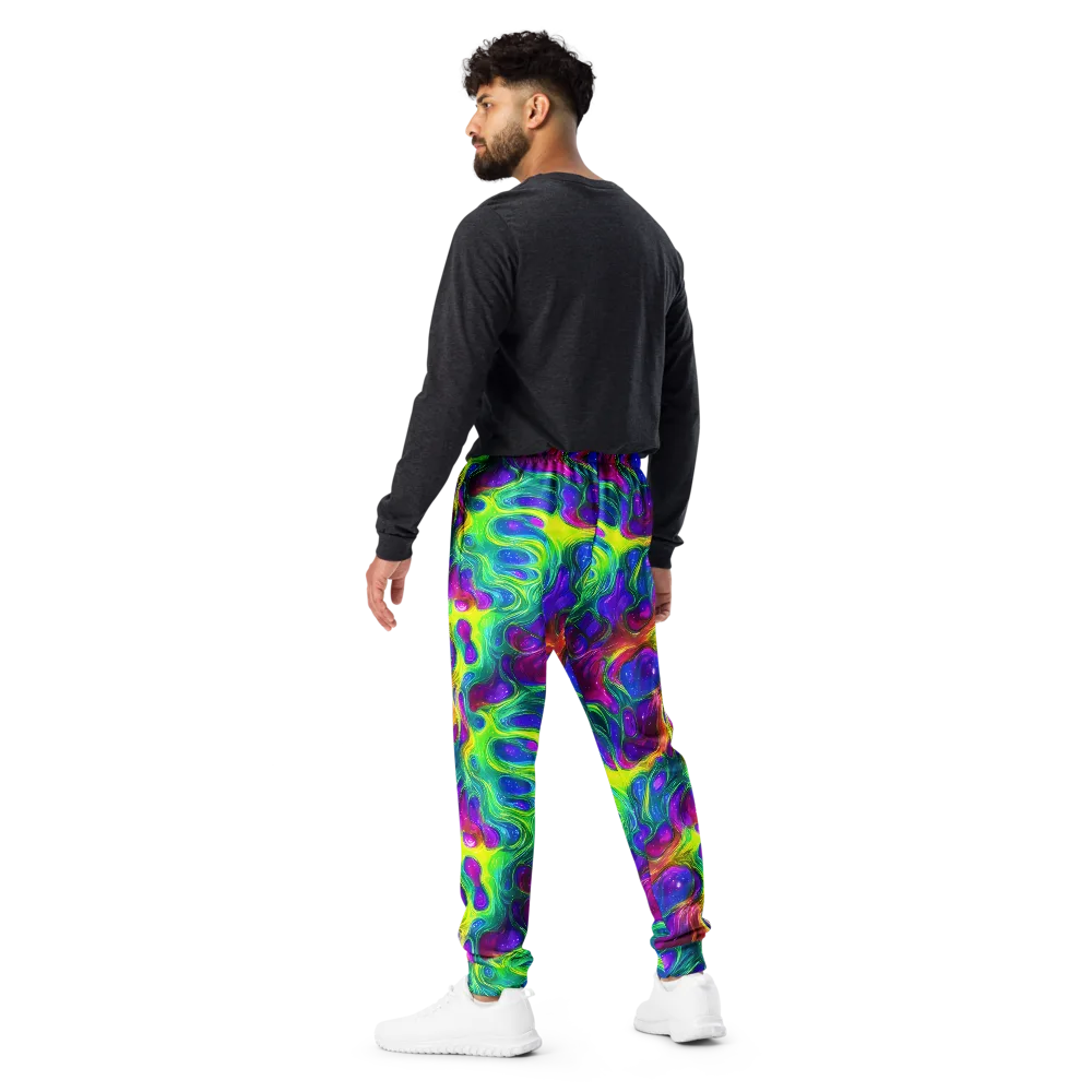 Radiant Ooze on Men's Joggers — Back