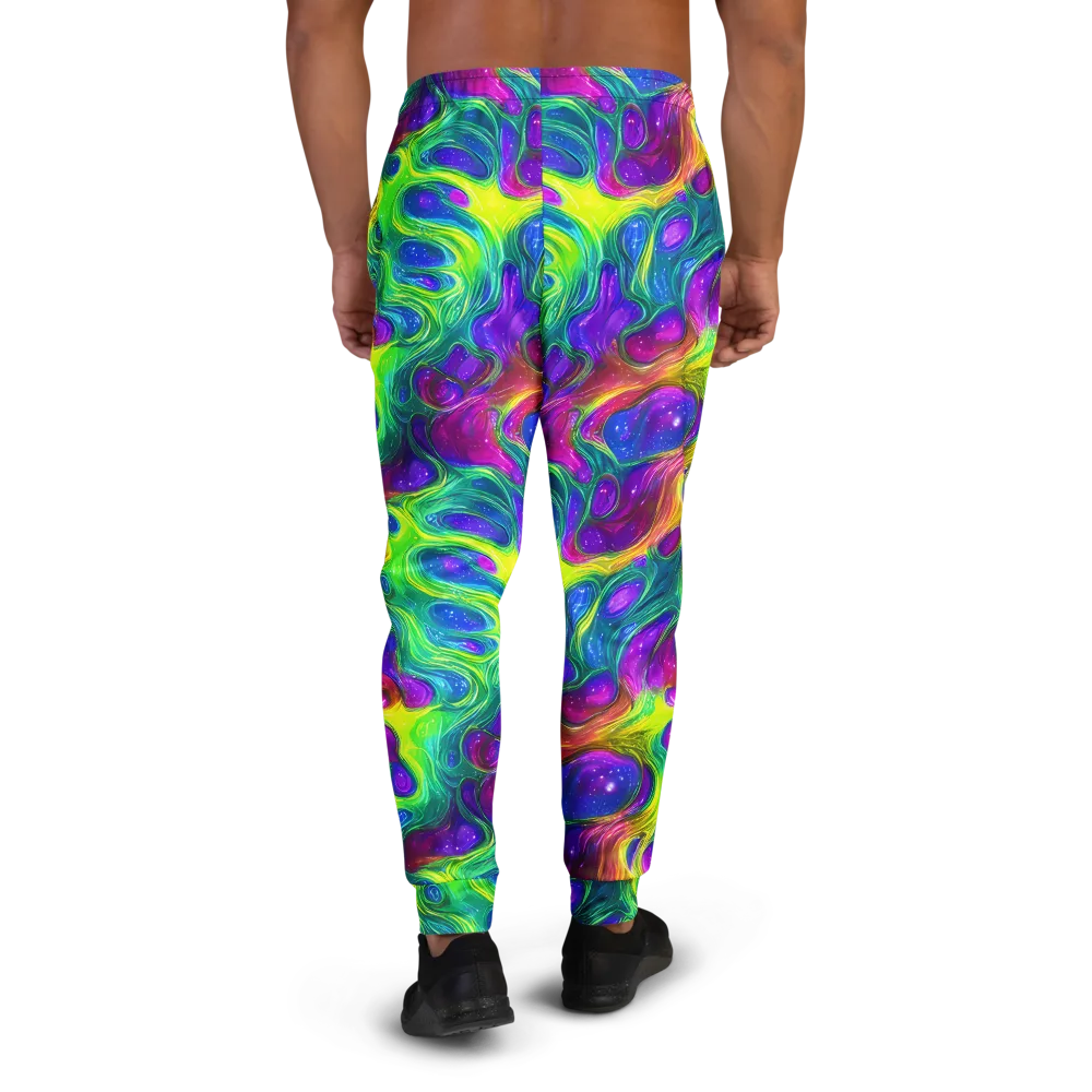 Radiant Ooze on Men's Joggers — Back