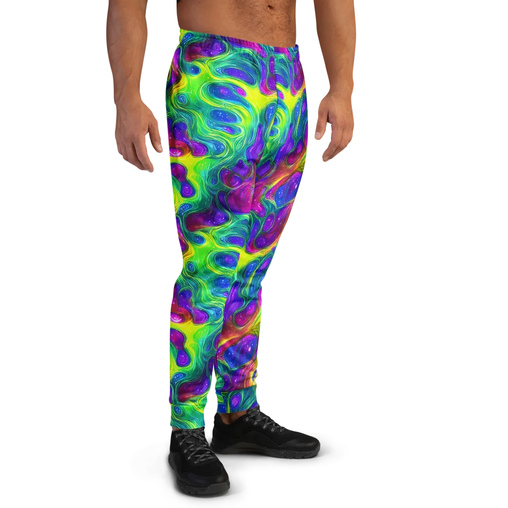 Radiant Ooze on Men's Joggers — Right