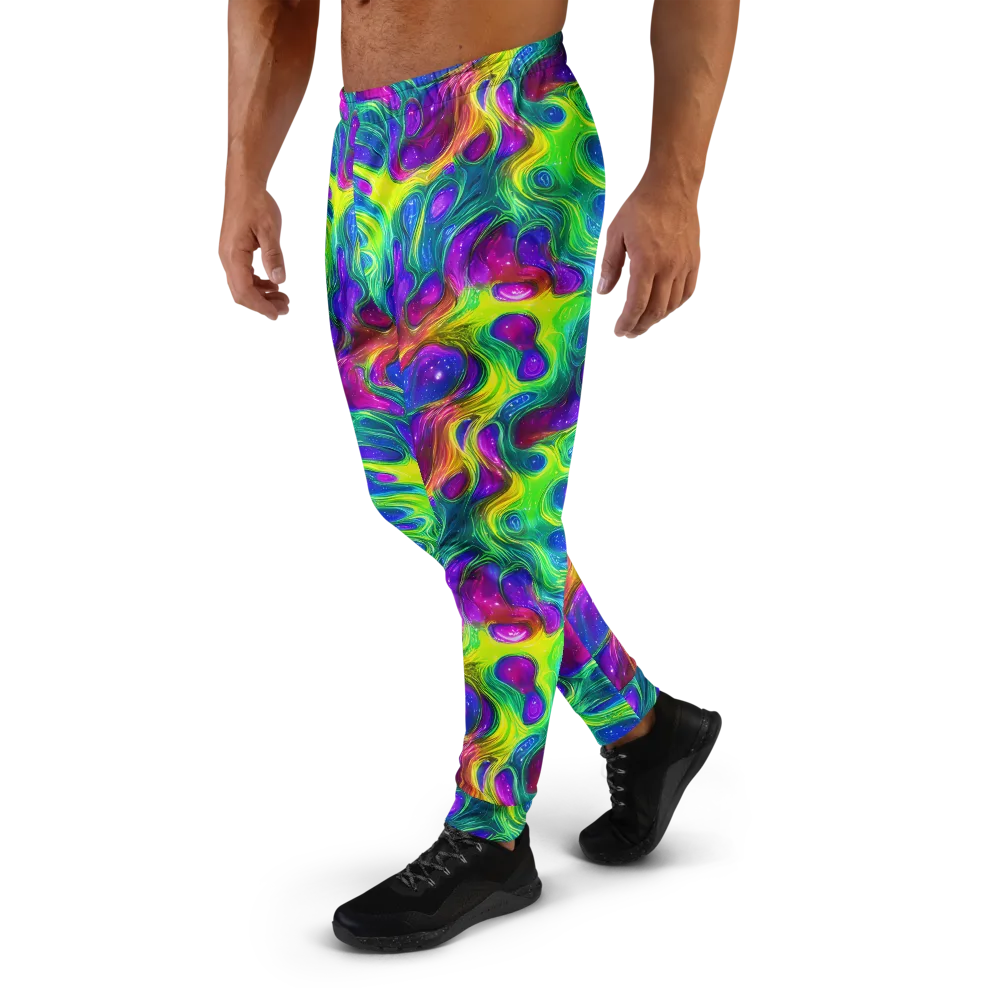 Radiant Ooze on Men's Joggers — Left