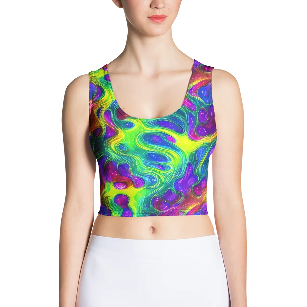 Radiant Ooze on Crop Top — Front