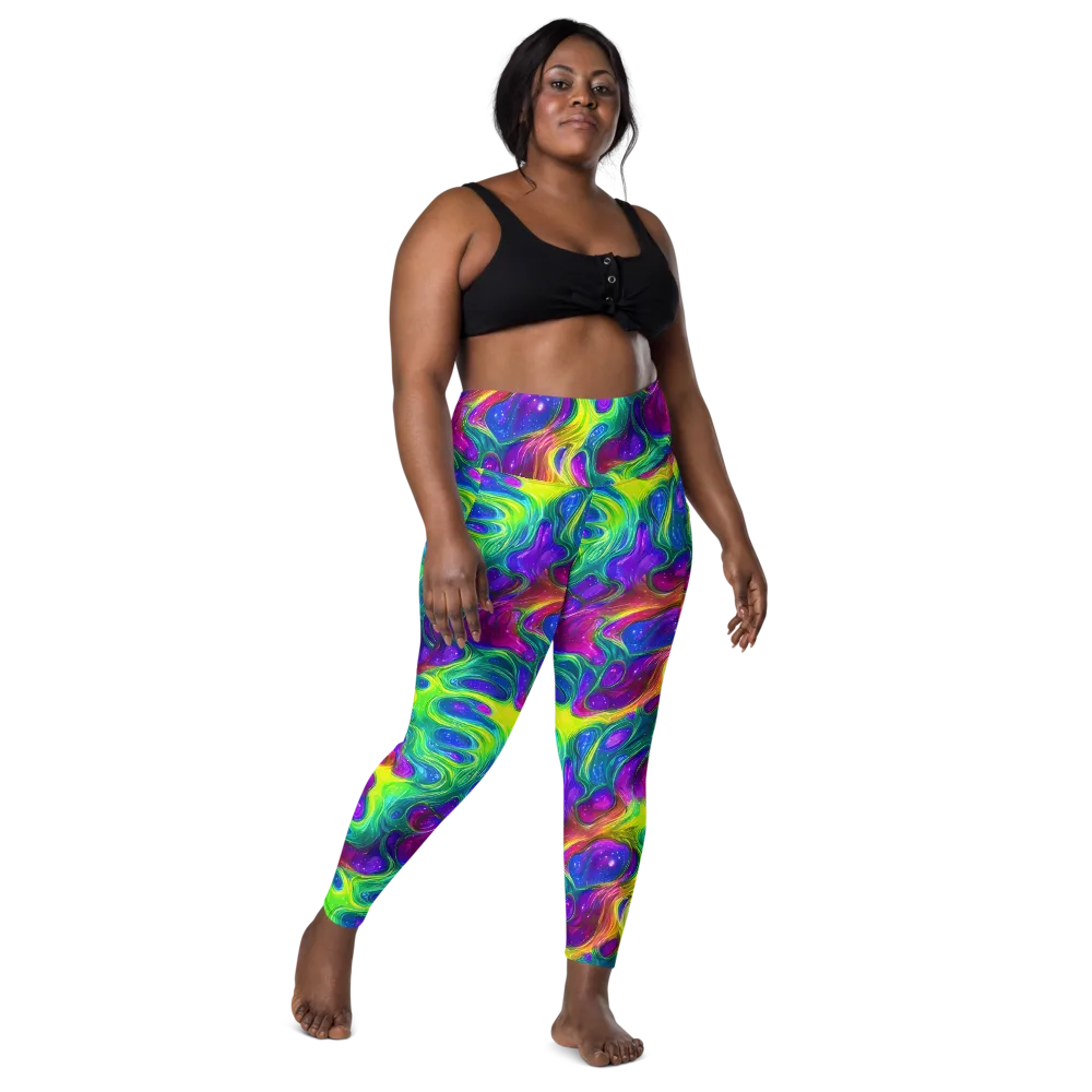 Radiant Ooze on Leggings with Pockets — Front