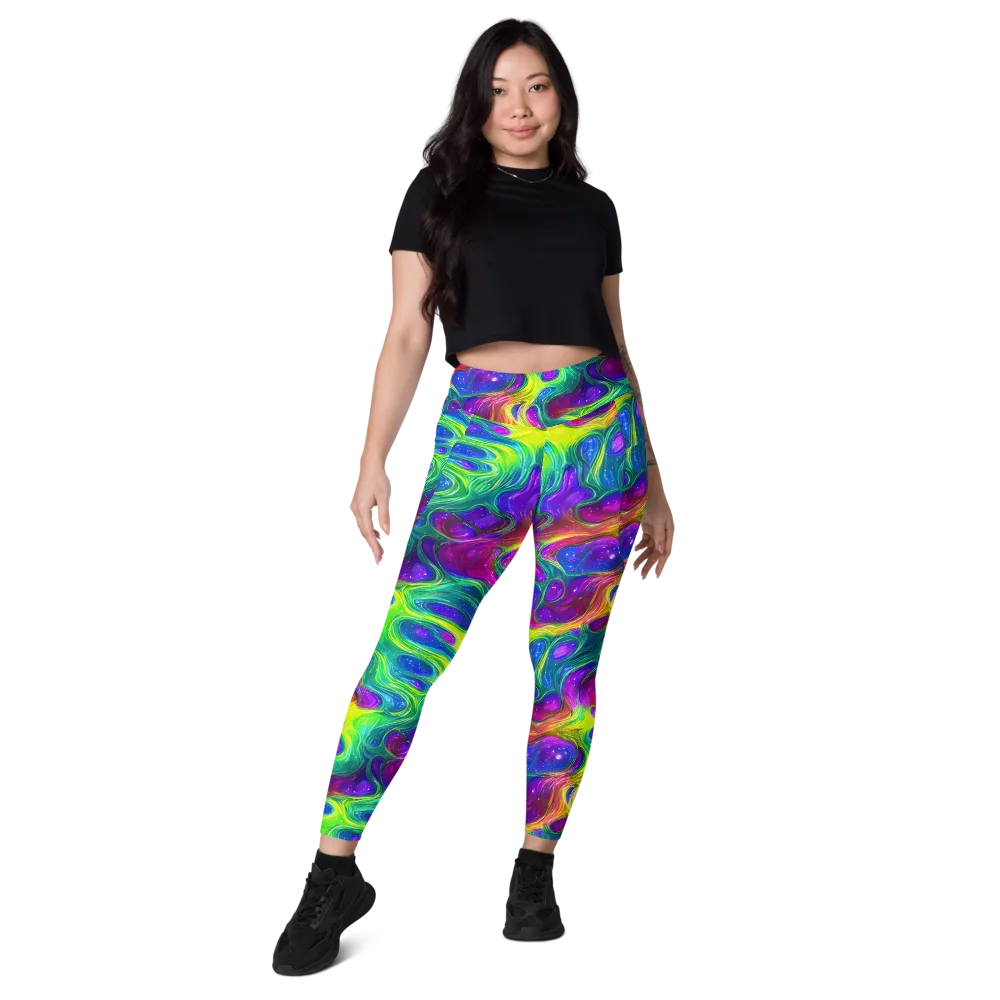 Radiant Ooze on Leggings with Pockets — Front