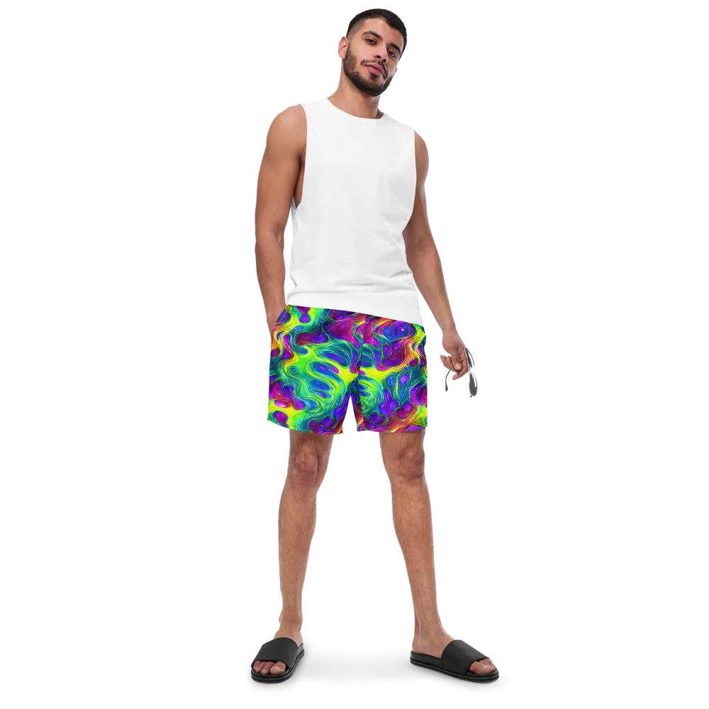 Radiant Ooze on Swim Trunks — Front
