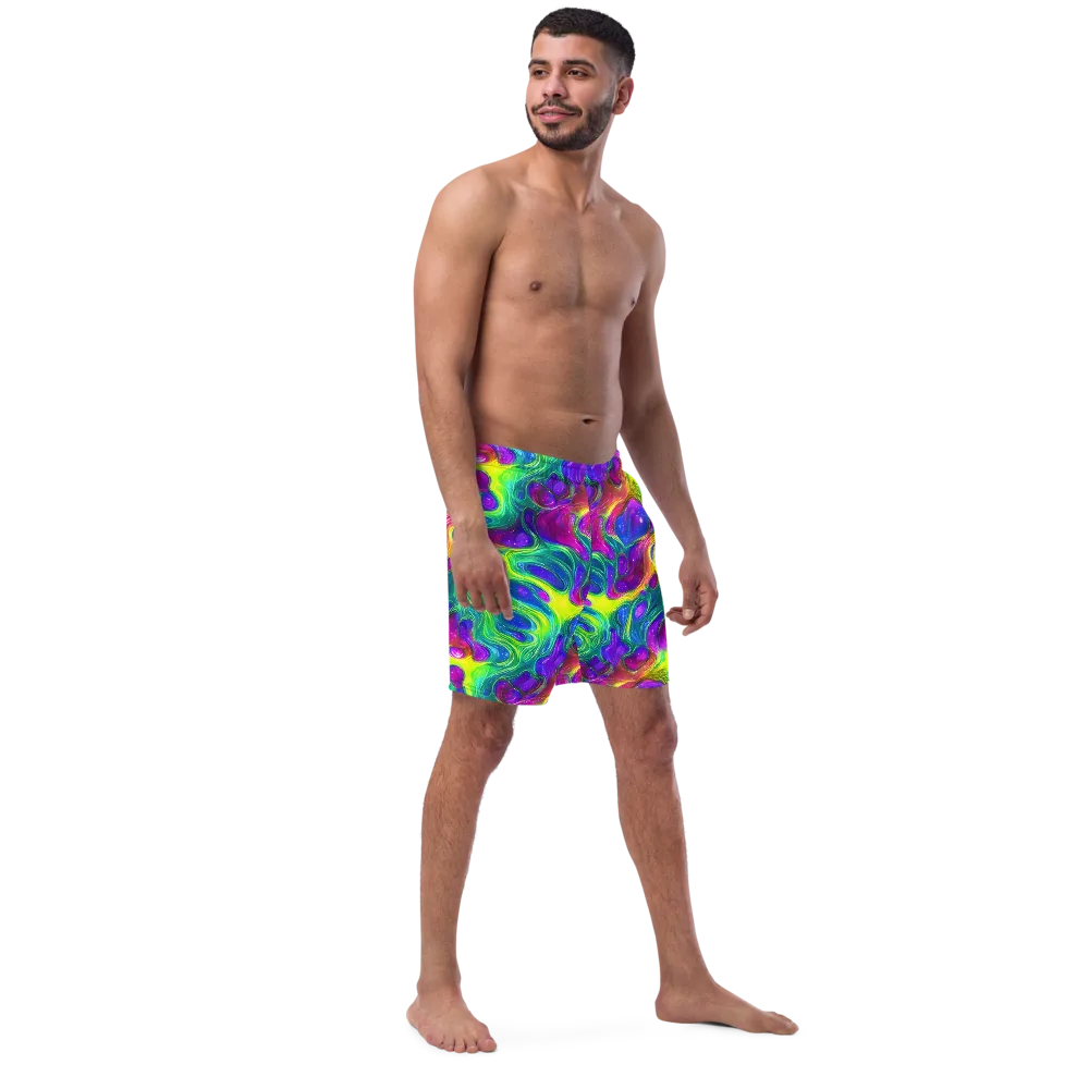 Radiant Ooze on Swim Trunks — Right Front