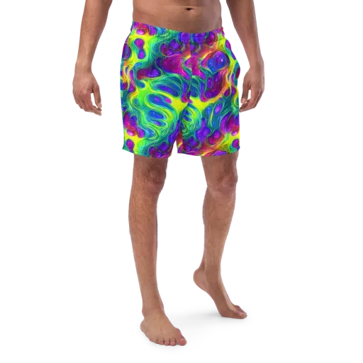 Radiant Ooze on a Swim Trunks