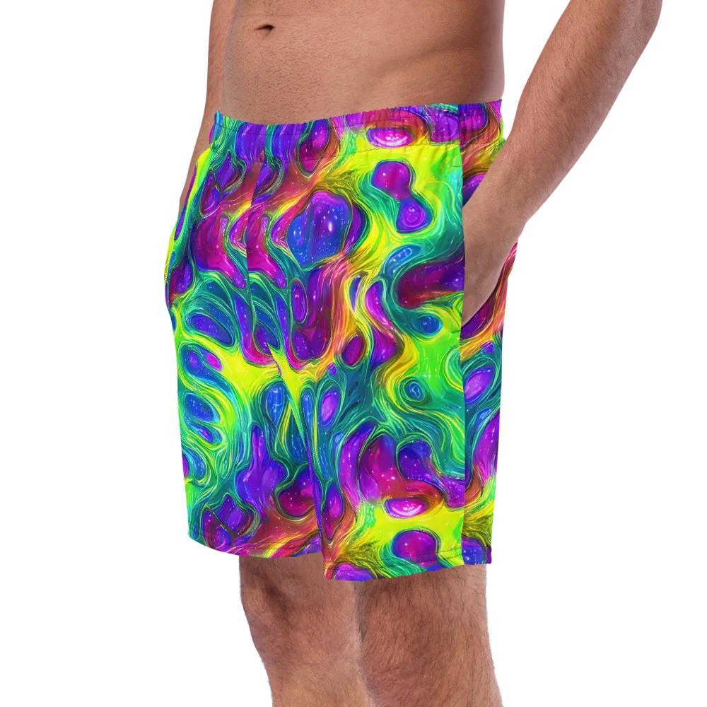 Radiant Ooze on Swim Trunks — Left Front