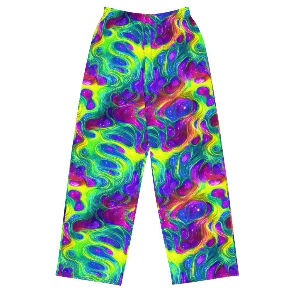 Radiant Ooze on Wide-Leg Pants — Front