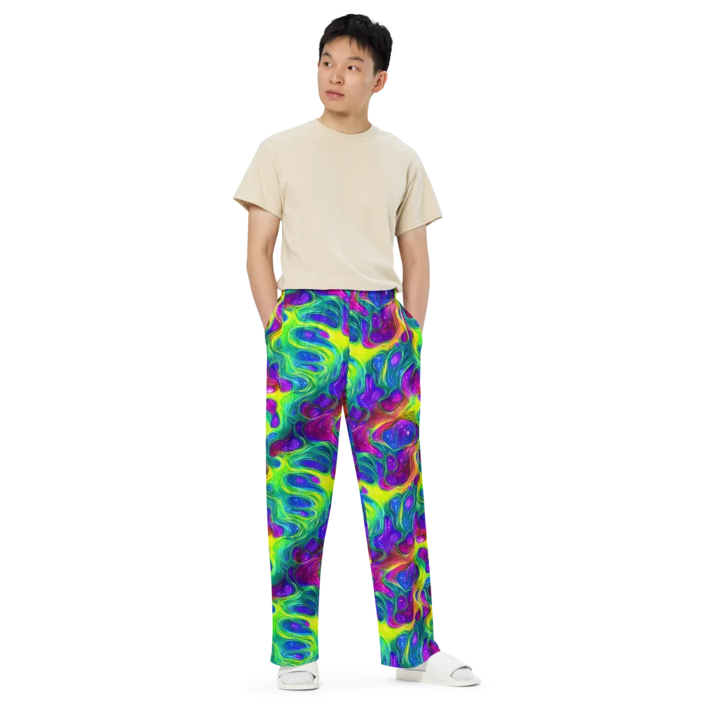 Radiant Ooze on Wide-Leg Pants — Front