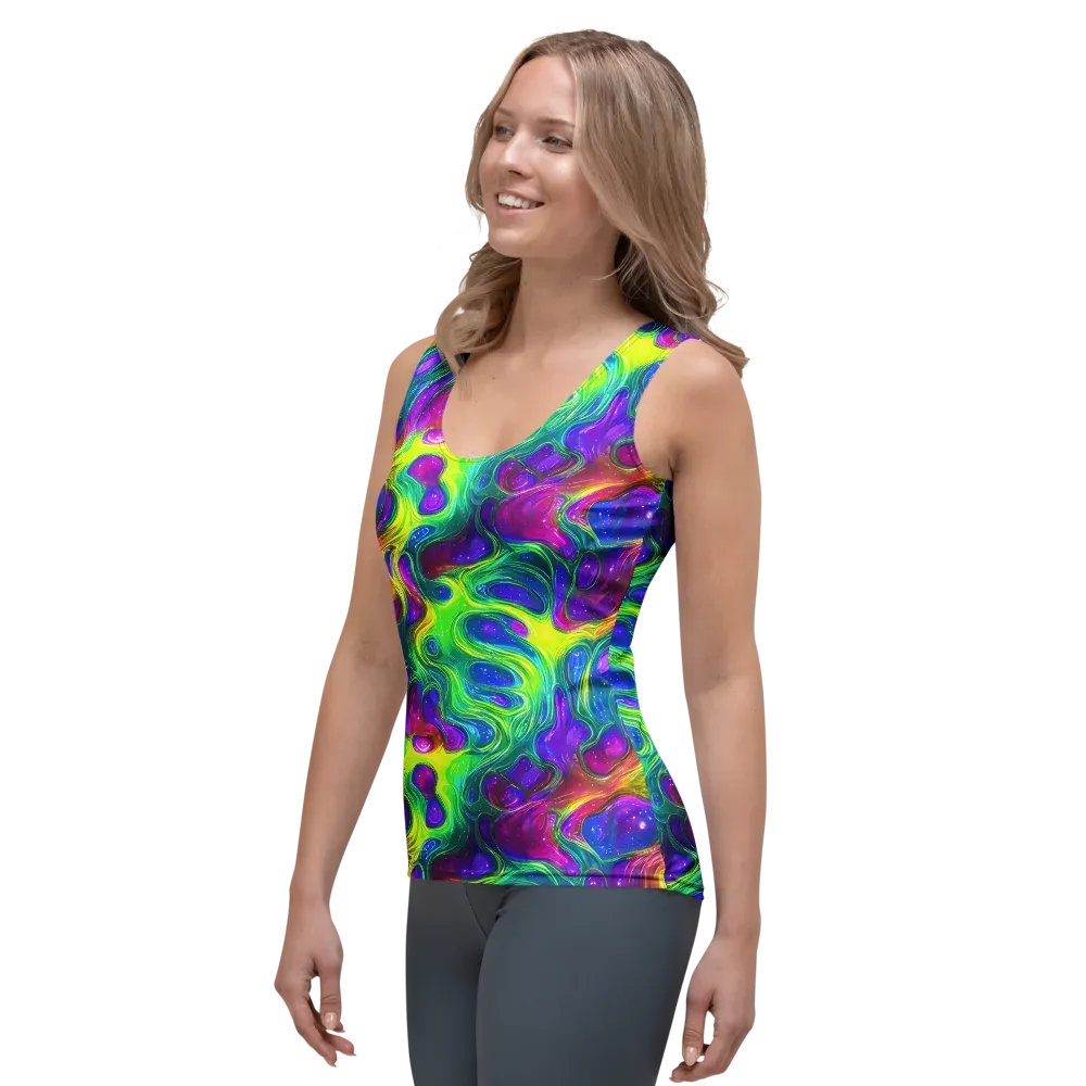 Radiant Ooze on Women's Tank Top — Left Front