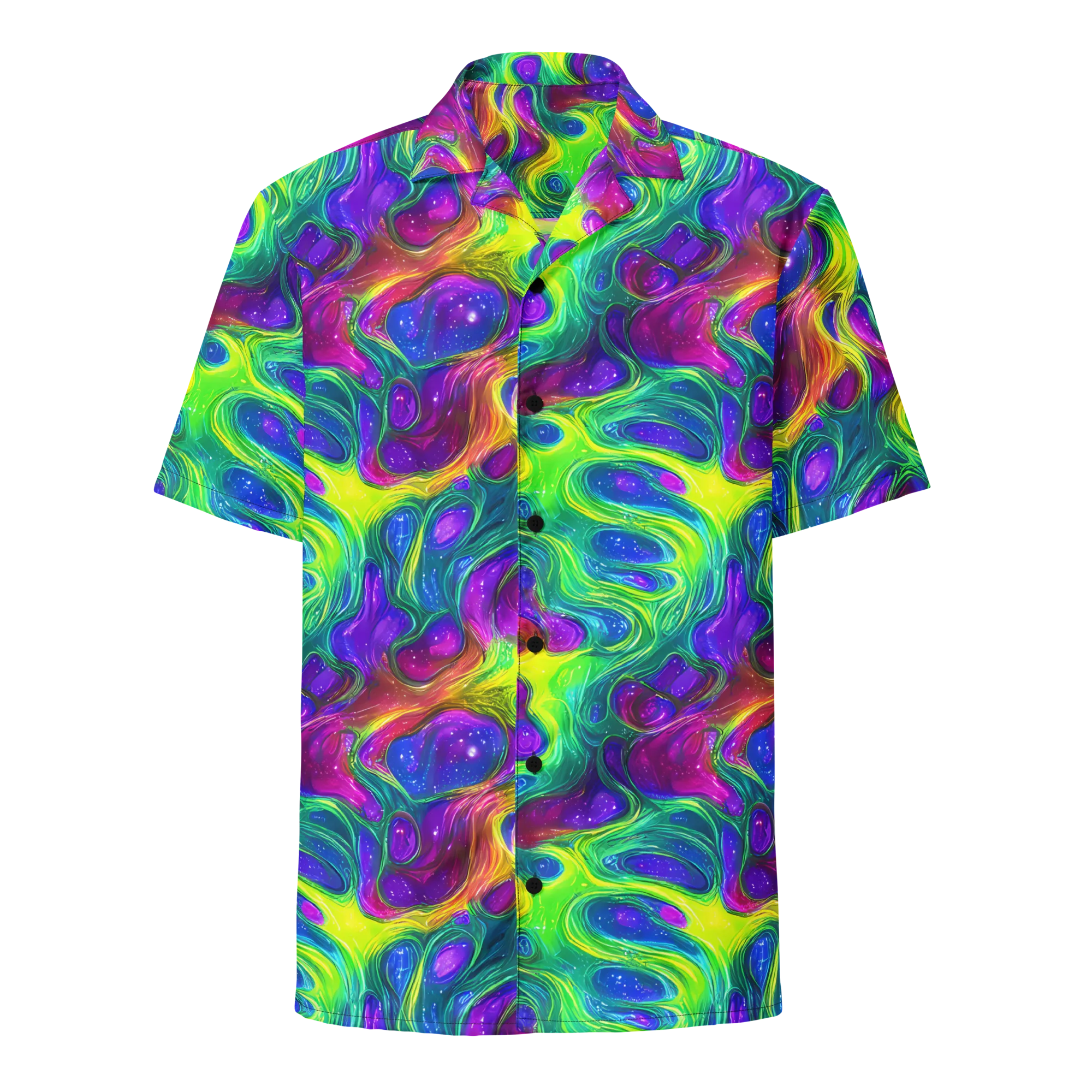 Radiant Ooze on Button Shirt — Front