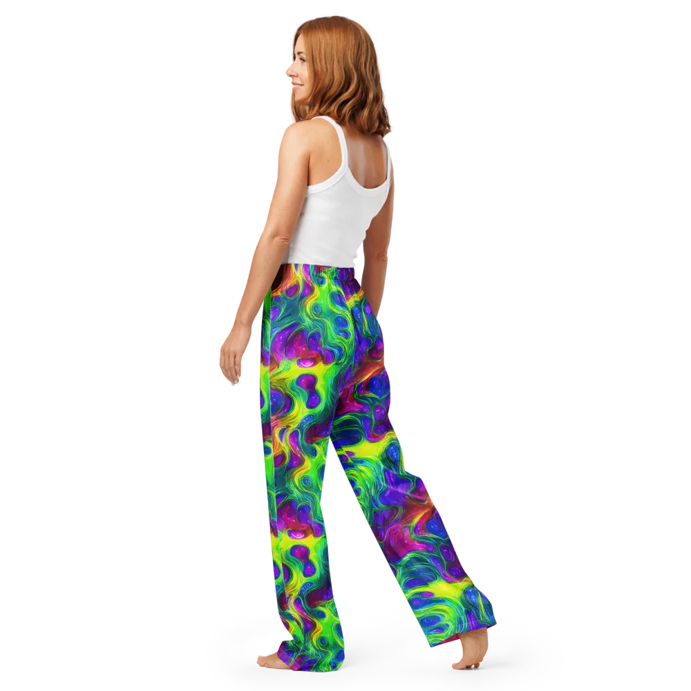 Radiant Ooze on Women's Pajama Pants — Back