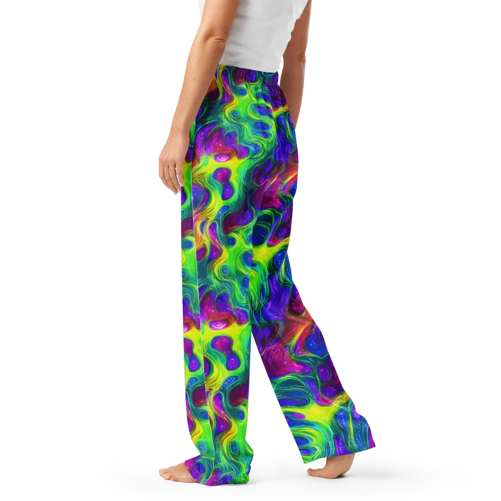 Radiant Ooze on Women's Pajama Pants — Left