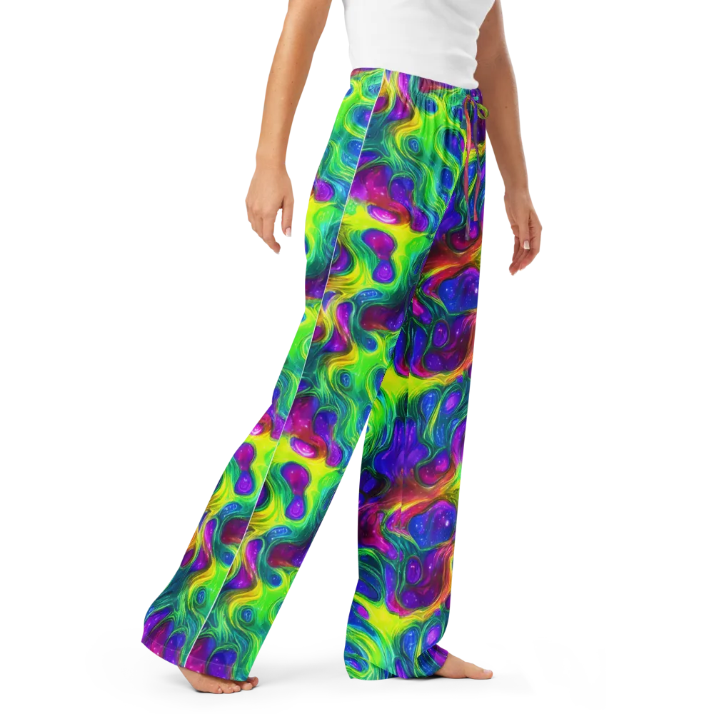 Radiant Ooze on Women's Pajama Pants — Right Front