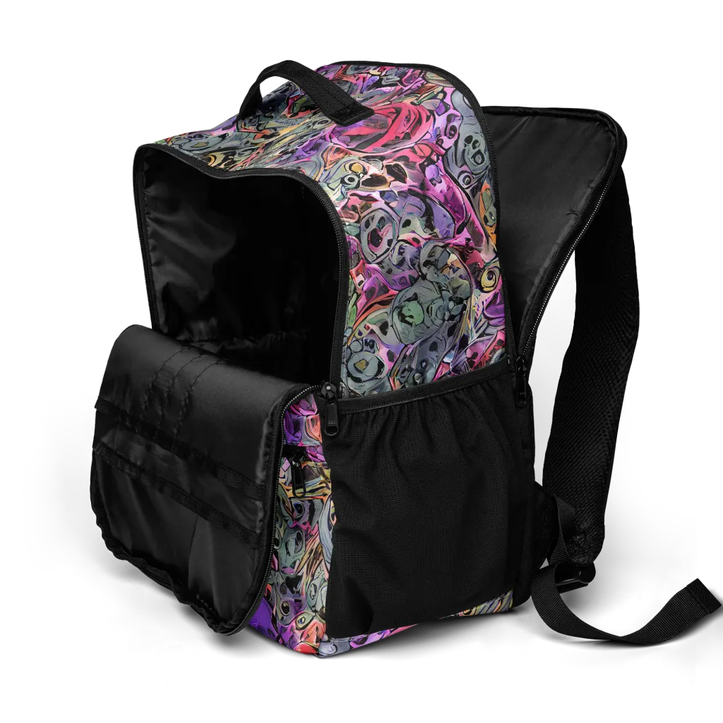 Violet Menagerie on Utility Backpack — Product details 2