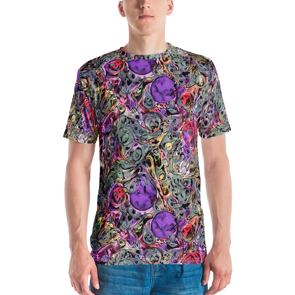Violet Menagerie on Men's Crew Neck T-Shirt — Front