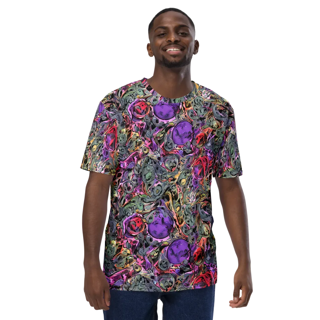 Violet Menagerie on Men's Crew Neck T-Shirt — Front