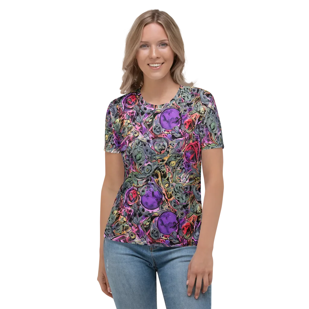 Violet Menagerie on Women's Crew Neck T-Shirt — Front
