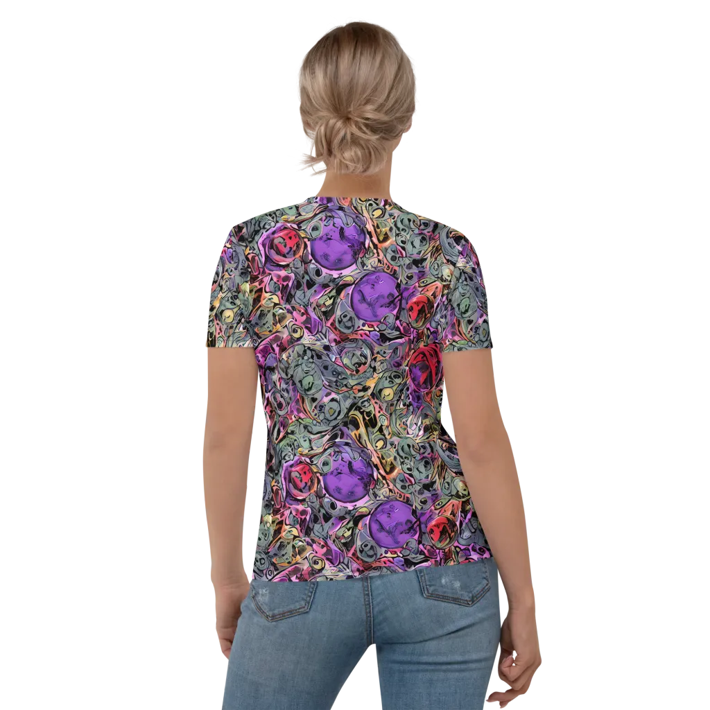 Violet Menagerie on Women's Crew Neck T-Shirt — Back