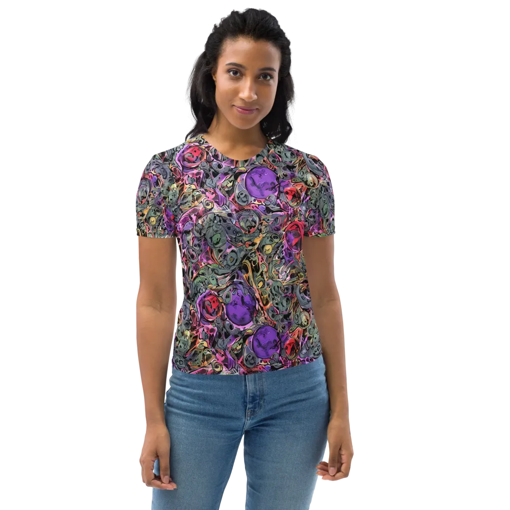 Violet Menagerie on Women's Crew Neck T-Shirt — Front