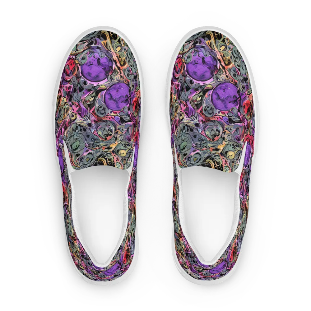 Violet Menagerie on Women's Slip-On Canvas Shoes — Front