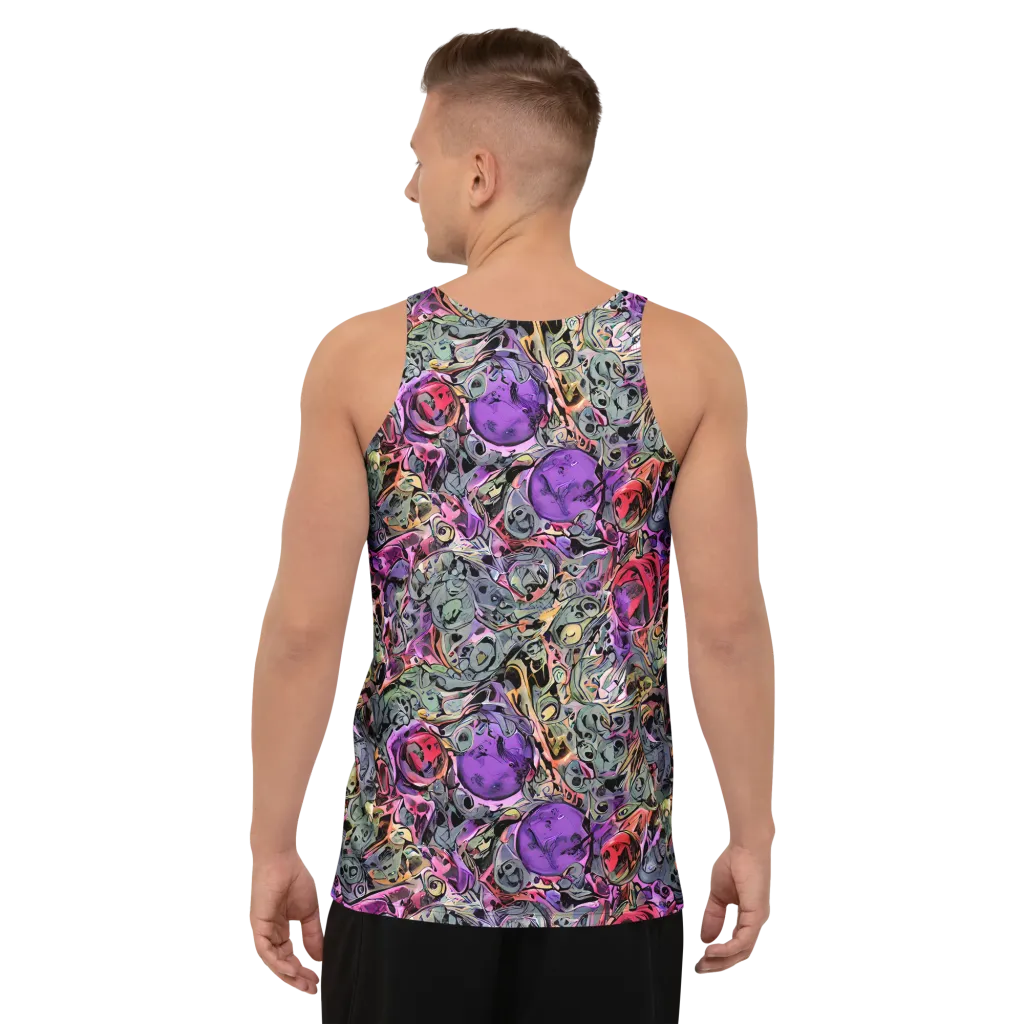 Violet Menagerie on Men's Tank Top — Back