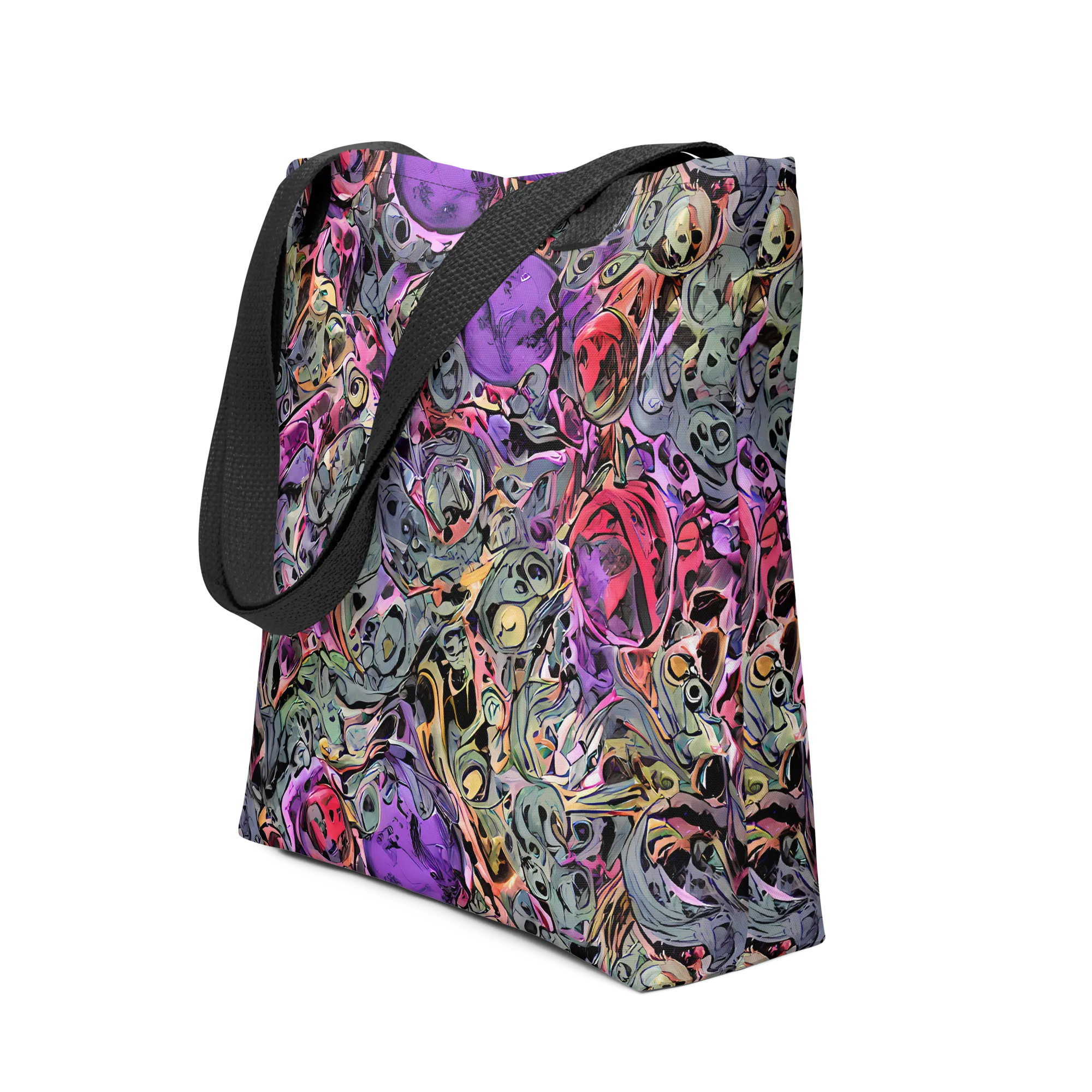 Violet Menagerie on Tote Bag — Front