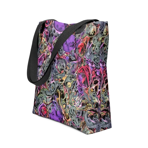 Violet Menagerie on a Tote Bag