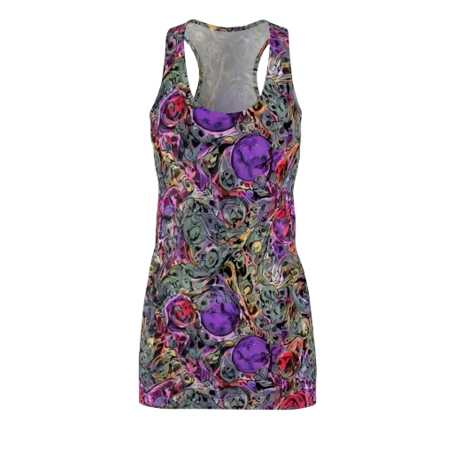Violet Menagerie on a Racerback Dress